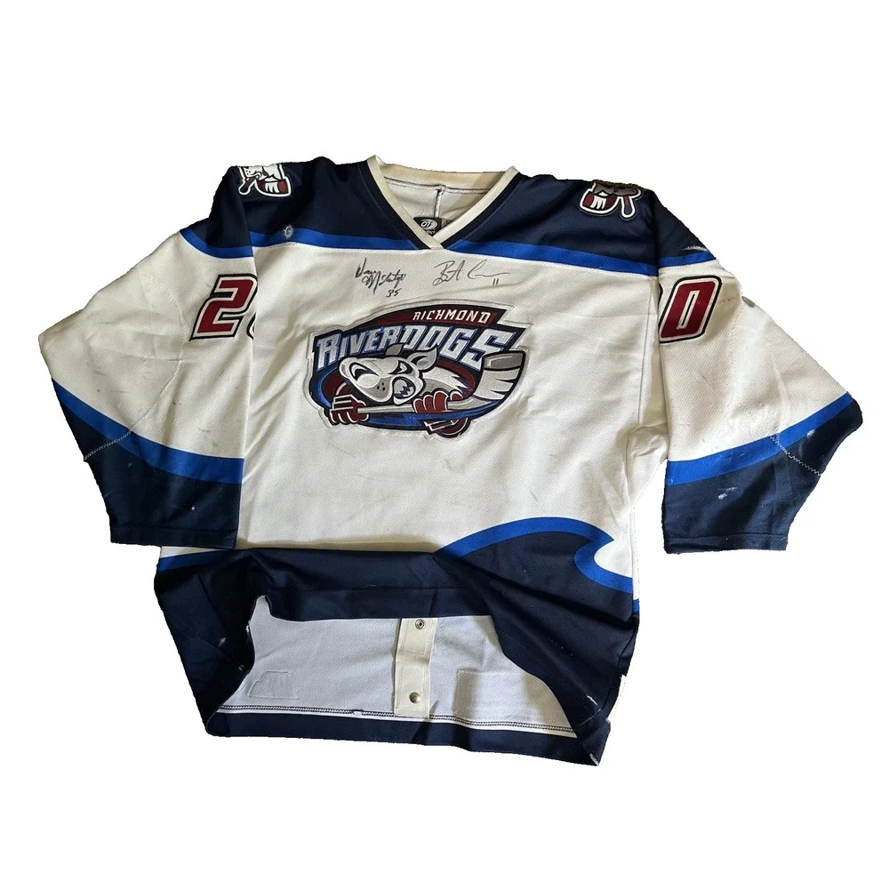 Game Worn Riverdogs Jersey Signed McIntyre & Cross - Picture 1 of 9
